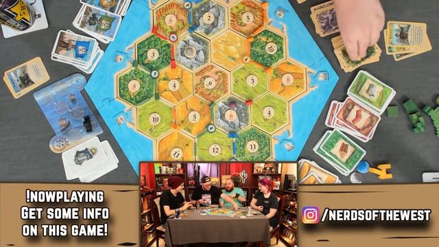 Settlers of Catan: Cities and Knights Expansion | Board Game Livestream смотреть онлайн