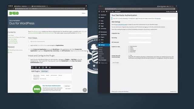 Two-Factor Authentication for WordPress with Duo Security смотреть онлайн