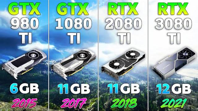GTX 980 Ti vs GTX 1080 Ti vs RTX 2080 Ti vs RTX 3080 Ti