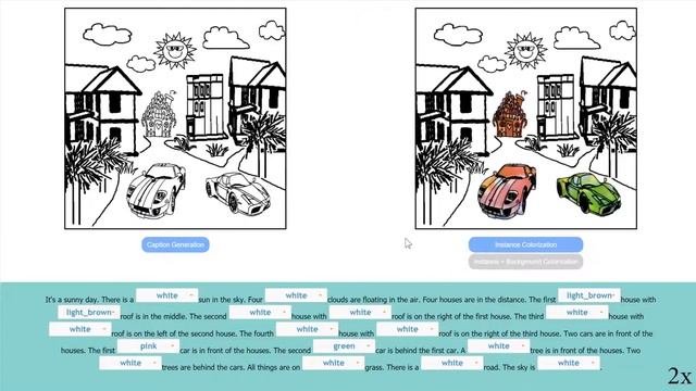 LUCSS: Language-based User-customized Colourization of Scene Sketches смотреть онлайн