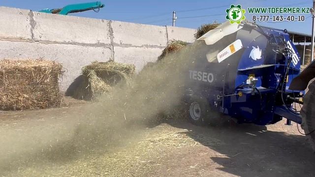 Измельчитель рулонов сена и соломы RBS Teseo (мелкая фракция, сито 15 мм) в Казахстане.