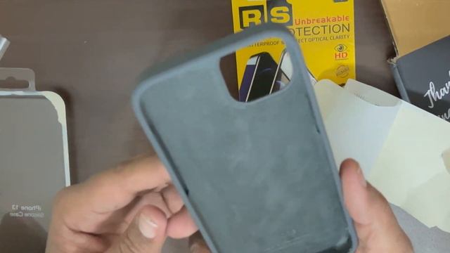 Hatke IPhone 13 Silicone Case | Gray Apple Silicone Case