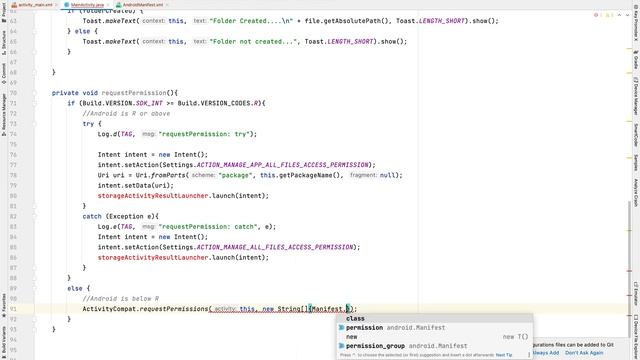 Manage External Storage Permission | Android Studio | Java смотреть онлайн