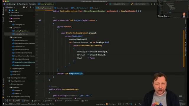 How to implement a basic application with CQRS and Event Sourcing смотреть онлайн