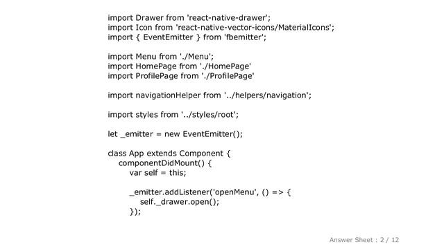 iOS : Navigation Drawer in React-Native смотреть онлайн