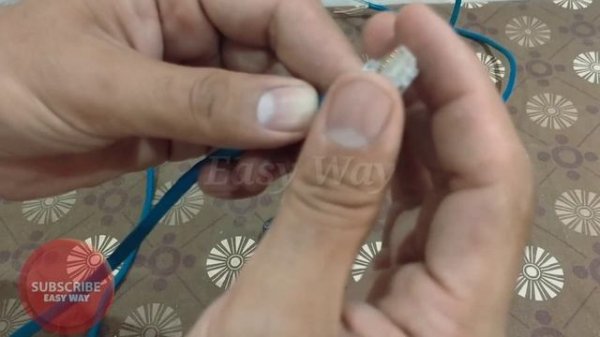 How to make RJ45 Connector Network patch cable/PoE ip camera/Lan cable