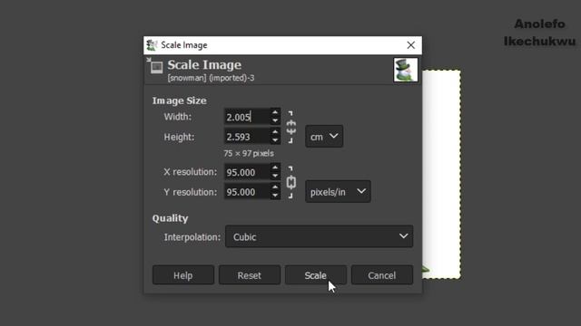 Flip or Reflect an image in GIMP | Set image size to centimetre in GIMP - Task 12i смотреть онлайн