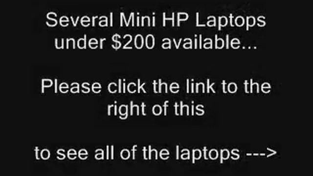 HP Mini Laptop Deals - Under $200 смотреть онлайн