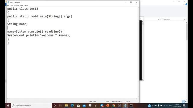 CP1344: PROGRAMMING IN JAVA - LECTURE -19- JAVA BASIC INPUT AND OUTPUT- USING CONSOLE CLASS-BCA- S3 смотреть онлайн