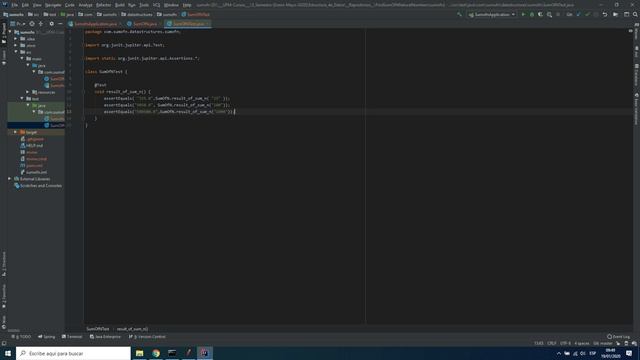 Sum of first n natural numbres: Unit Test - Java with IntelliJ IDEA - test pased смотреть онлайн