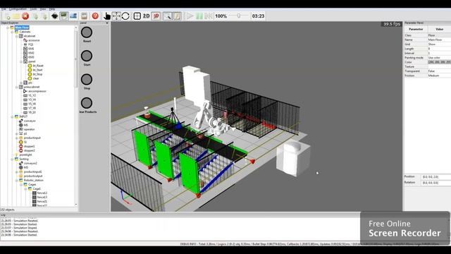 Virtual Sorting Cell with Simumatik, Codesys, Matlab, RobotStudio, Python смотреть онлайн