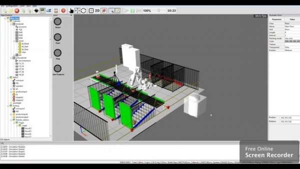 Virtual Sorting Cell with Simumatik, Codesys, Matlab, RobotStudio, Python