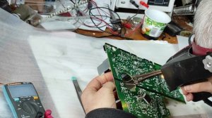 Panasonic RX-D55 apply 230V on 110V input overvoltage repair