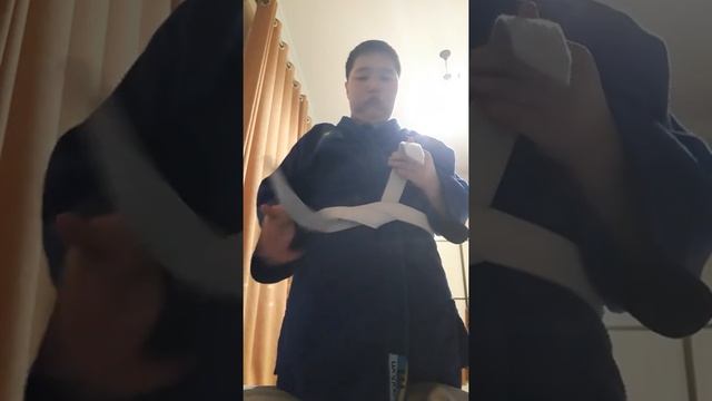 Как завязывать пояс на дзюдо!!! смотреть онлайн
