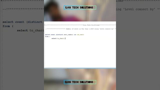 Coding of the day - How to find the No. Of Weeks in 2023 using Level Connect By Clause in SQL смотреть онлайн