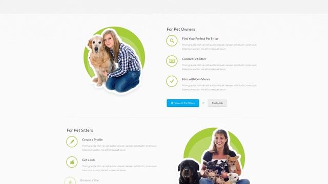 PetSitter - Job Board Responsive WordPress Theme смотреть онлайн