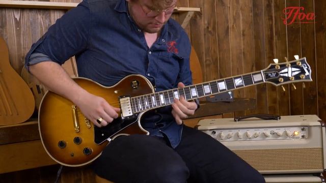 Gibson Les Paul Custom Lite Tobacco Sunburst 1987 played by Milo Groenhuijzen | Demo @ TFOA смотреть онлайн