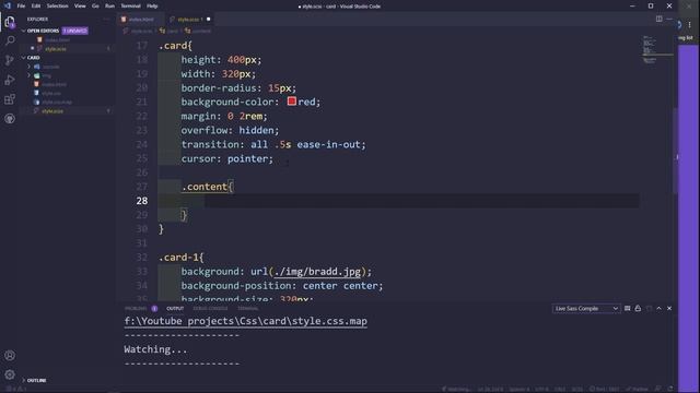 CSS and HTML5 - Cool Profile Card Hover Effect смотреть онлайн