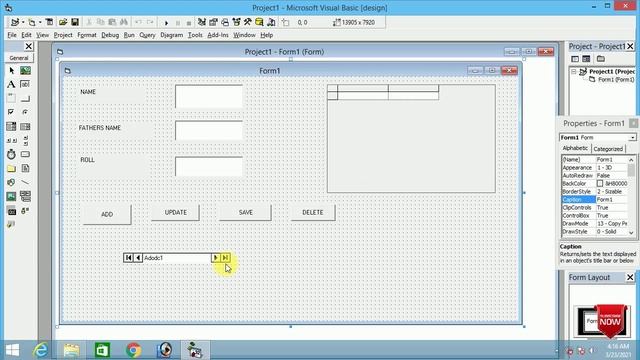 how to connect Visual basic 6.0 to MS Access database in hindi || Vb 6.0 ko MS Access se link . смотреть онлайн