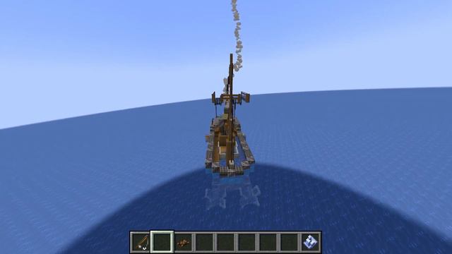 Minecraft Create mod Fishing boat (Clockwork) смотреть онлайн