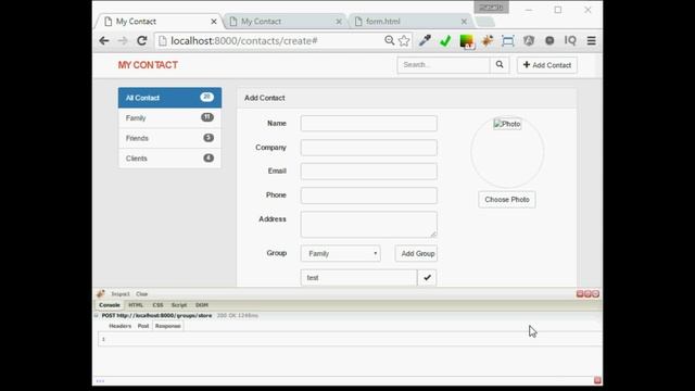 Laravel 5.2 Video Series - Build Contact Manager #9 Ajax смотреть онлайн