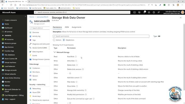Azure Storage Data Role Based Access Control смотреть онлайн
