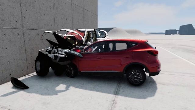 CRASH TEST #13 - MG Astor VS Toyota Land Cruiser 300 / BeamNGdrive смотреть онлайн
