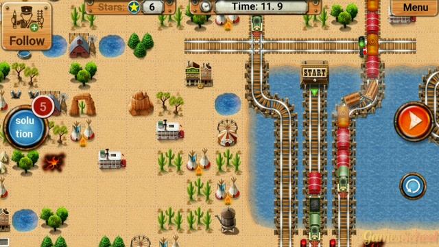 Rail Maze 2 Long Train Gameplay - Train Puzzle Game - Android Gameplay #2234 смотреть онлайн