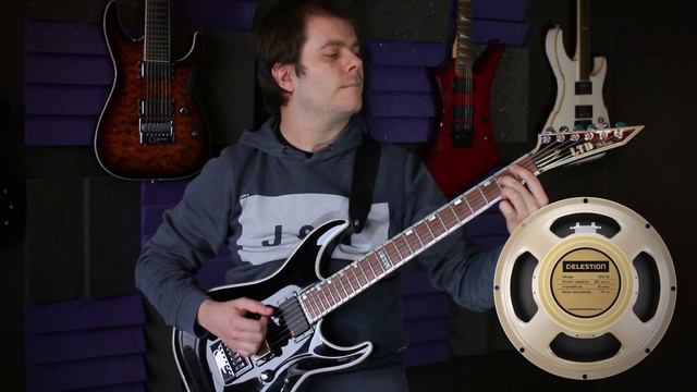 Celestion G12M-65 Creamback clean, crunch and high gain demonstration смотреть онлайн