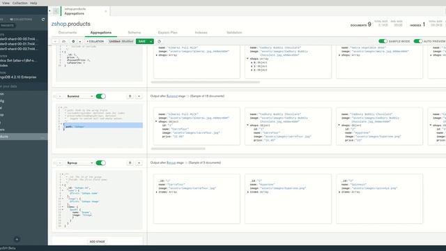 REST API NodeJS & Flutter 05 24 Shops Aggregation in MongoDB Compass смотреть онлайн
