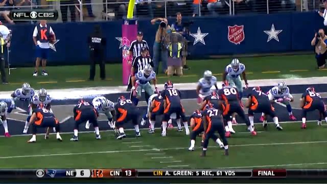 Peyton Manning Runs a Bootleg for TD vs Cowboys смотреть онлайн