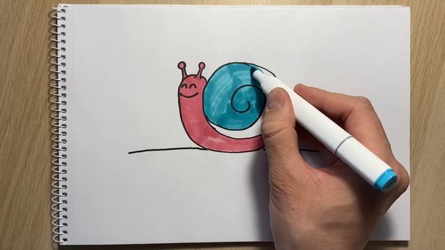 Рисуем улитку [Искусство для детей] смотреть онлайн