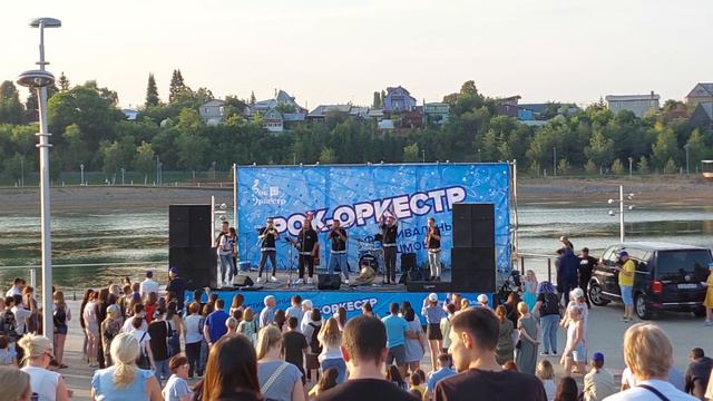 Оркестр Бишбармак и его флешмобы / Фестиваль "Рок-оркестр" на Кашкадане / Уфа - 2023 смотреть онлайн