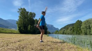 Заминка после бега, самая эффективная.