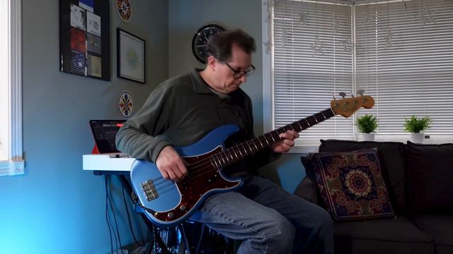 Bass Improvisation 14 - Fender American Original 60s Precision Bass with flatwound strings смотреть онлайн