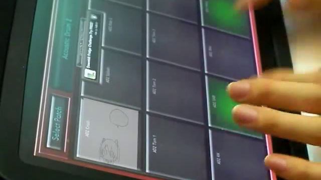 Finger Drum on iPad App "Shiny Drum" смотреть онлайн