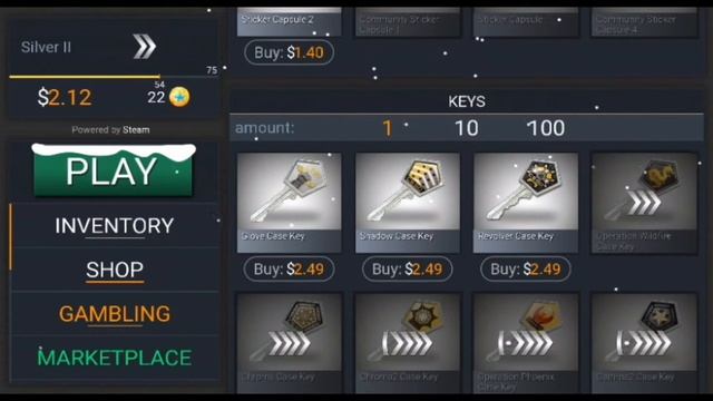 Симулятор кейсов в CS GO ( первый нож) смотреть онлайн
