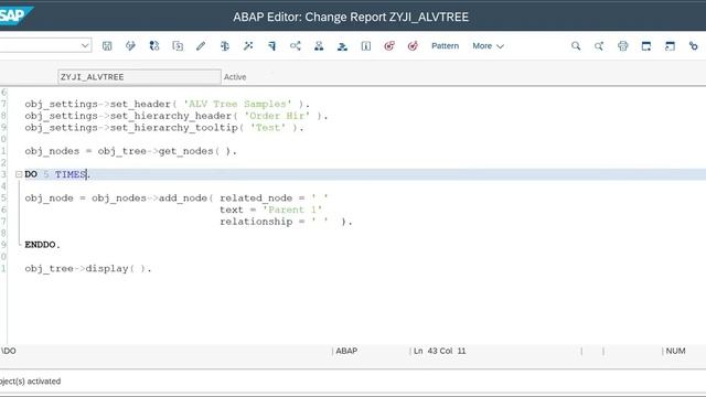 Video 9: ABAP for ALL - OO ALV Tree Structure смотреть онлайн