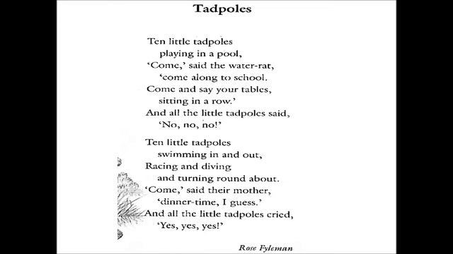Tadpoles by Rose Fyleman (Hong Kong Schools Speech Festival) смотреть онлайн