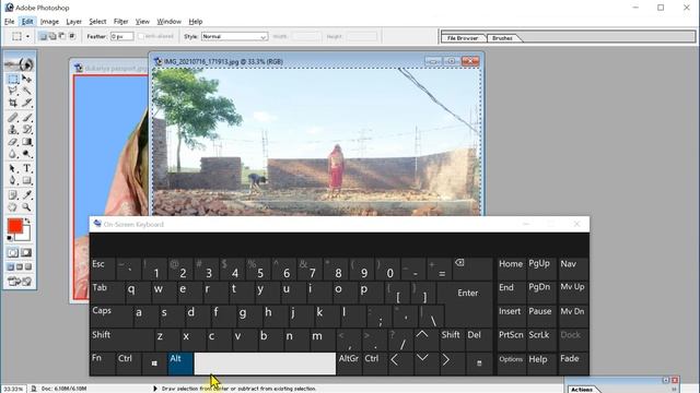 Photoshop me border kaise lagaye केवल 5 सेकंड में Short cut key किसी भी Photo या Documents में 5 se смотреть онлайн