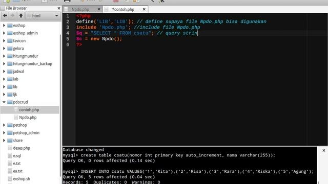 Tutorial Crud Php Mysql Pdo - Bagian 5 - #tutorialcrudpdophp смотреть онлайн