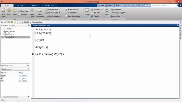 Символьные и численные расчеты в MATLAB смотреть онлайн