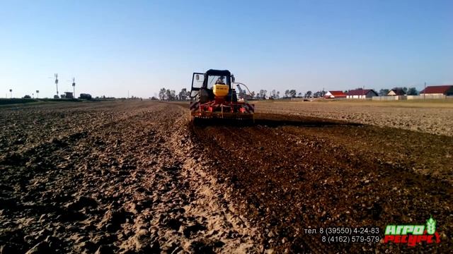 Луговая борона APV GP 300 посев редьки масличной. ООО "Агроресурс". Иркутская оюласть. смотреть онлайн