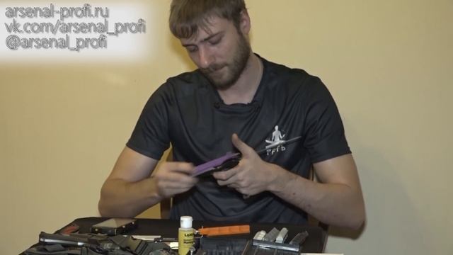 Kershaw Blur S30V. Заточка рекурвы на плоских камнях Lansky.