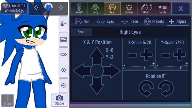 How I make Sonic the Hedgehog in Gacha Club *quick tutorial cause I’m lazy* (plz credit) смотреть онлайн
