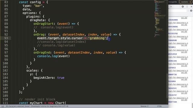 Reset Mouse Cursor onDragEnd Chartjs Dragdata Plugin [chartjs-plugin-dragdata] in chart js | Part 3 смотреть онлайн