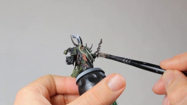 How to paint Glooming Lords plague marine (Deathguard painting tutorial) смотреть онлайн