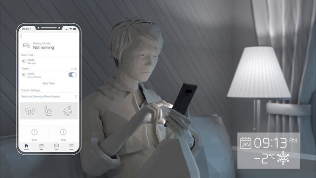 Новый Volvo XC40 Recharge Precondition Animation смотреть онлайн
