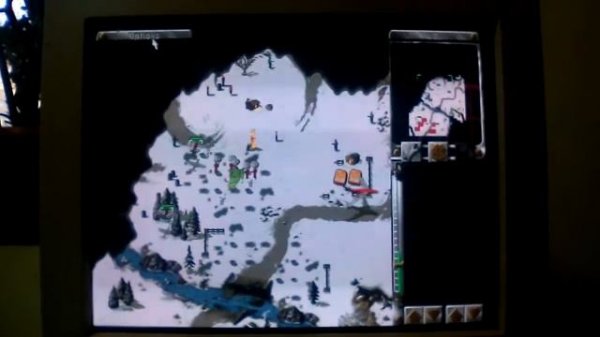 Red alert 1:Gameplay on the old 486 pc