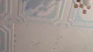 Как быстро клеить ПОТОЛОЧНУЮ ПЛИТКУ не СМЫВАЯ ПОБЕЛКУ